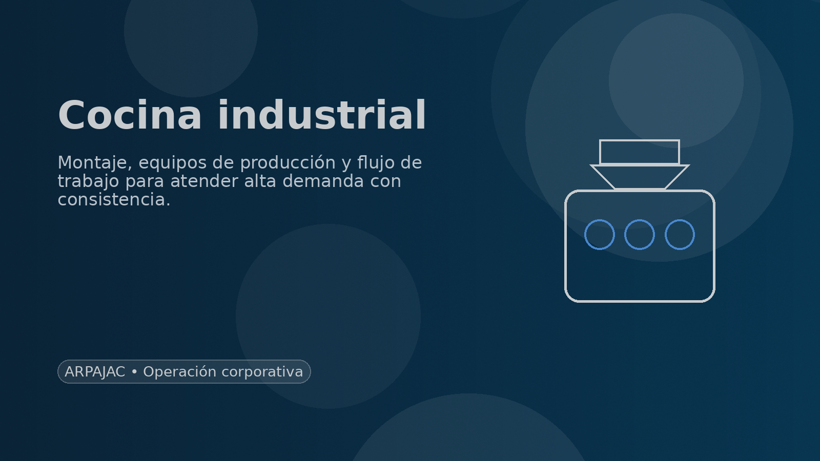 Cocina industrial ARPAJAC